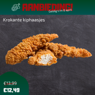 Krokante kiphaasjes (ca. 19 stuks)