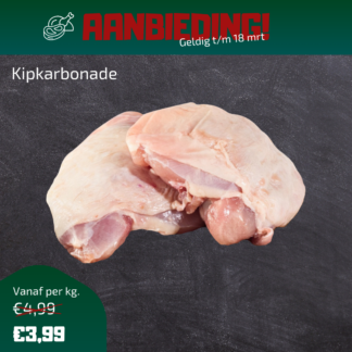 Kipkarbonade (kipkotelet)