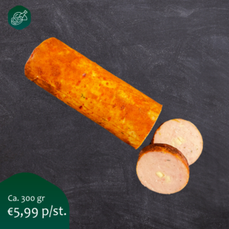 Kip grillworst kaas 300 gr.