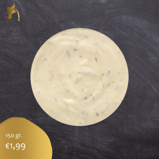 Knoflooksaus bakje 150 gr.