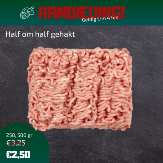 Gehakt half om half